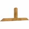 Ekena Millwork Portland Rough Sawn Timber Gable Bracket, Western Red Cedar, 60"W x 20"H x 4"D x 4"F, 8/12 Pitch GBW060X20X0404POR00RWR - alternate 3